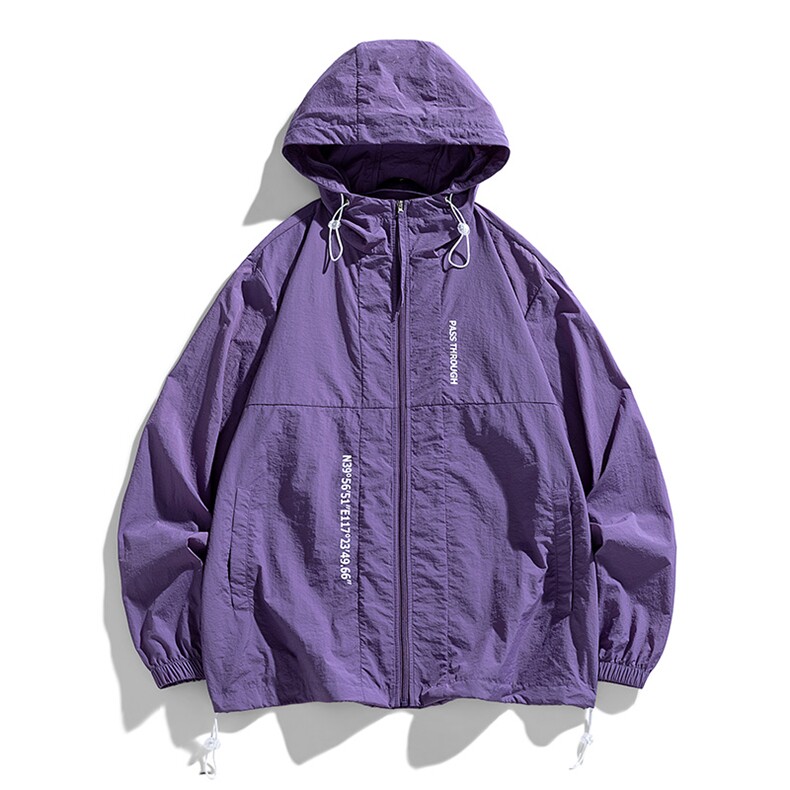 F720P55防晒指数50+薄款宽松大码港风防晒衣夹克皮肤，男装防晒衣，星座1204-3