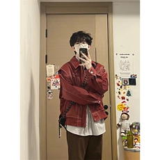 【有货】cleanfit皮衣外套男春秋高级感痞帅飞行员夹克W190CC-P92，男装夹克，星座1007（原301D）