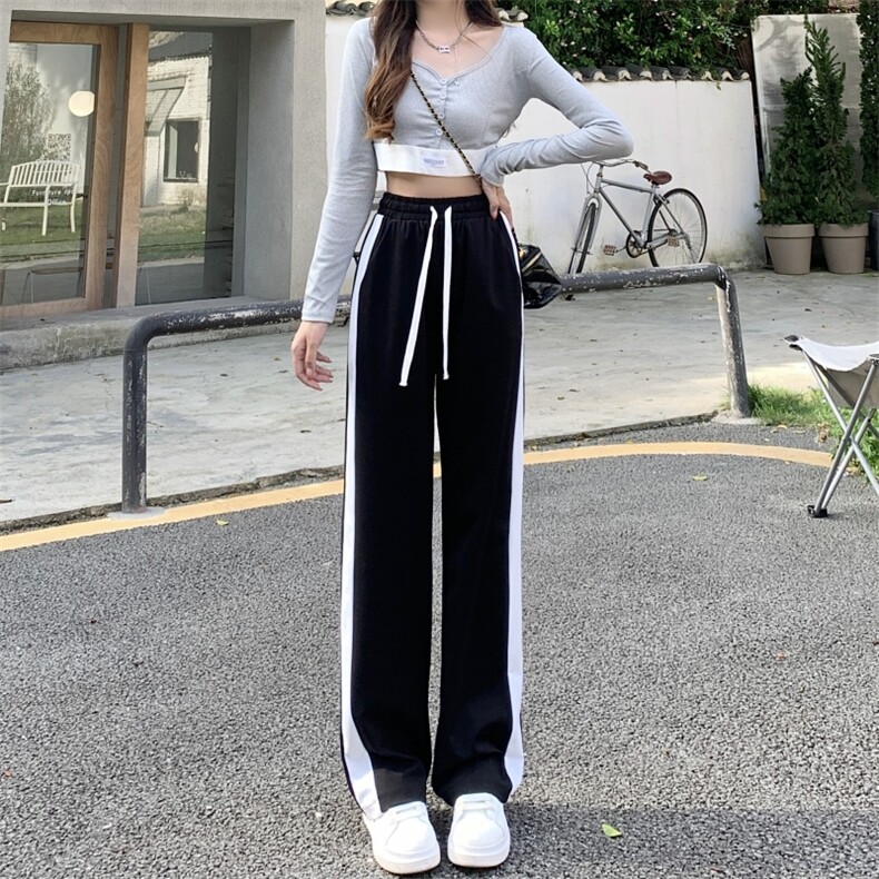 休闲裤夏季薄款宽松裤子美式高街直筒裤K104-P40,男装休闲裤,星座911-2(原星座613-2）