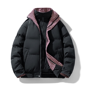 冬季新品得物美式潮流高品质格子加绒加厚棉衣外套棉服MY5566-P88图片