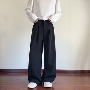 抖音品质春季新款高级垂坠感宽松休闲西裤B315-K25673-p65控88图片