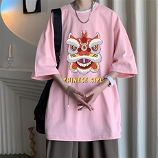 230g重磅纯棉短袖t恤男大码半袖半截袖DX17185-P20，男装T恤，电商A040