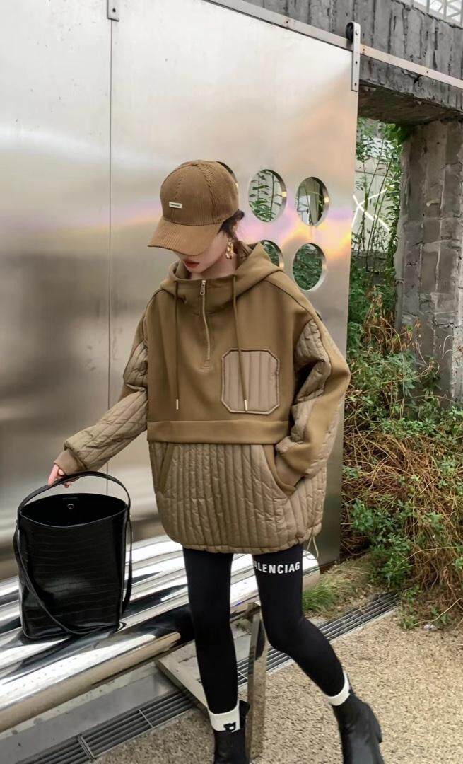 拼接现货，卫衣，女装卫衣/绒衫，爱美欧