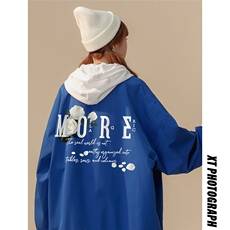中性风秋季宽松休闲棒球服翻领夹克情侣外套男女G6722P65控78，男装夹克，电商A268