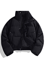 支持二开冬装加棉加厚立领棉服男女棉衣外套光板面包服M816-P70，男装棉衣，电商A441