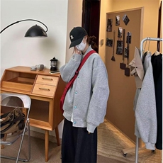 网图现货！绿松石棒球服男女秋季美式百搭外套-LK80122-特批65，男装夹克，电商A061