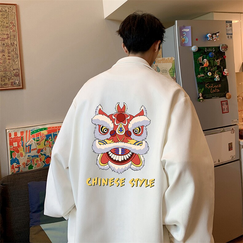麂皮绒夹克男大码立领褂子外套JK85185-P68加绒款-P78,男装夹克,电商A040