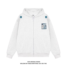 潮牌美式复古民族风秋季连帽拉链开衫卫衣外套男女WT05P62，男装民族服装，星座1013-5