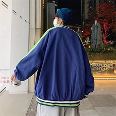 工装夹克男春秋潮流刺绣百搭嘻哈棒球服YK18P55，男装夹克，星座1116-2