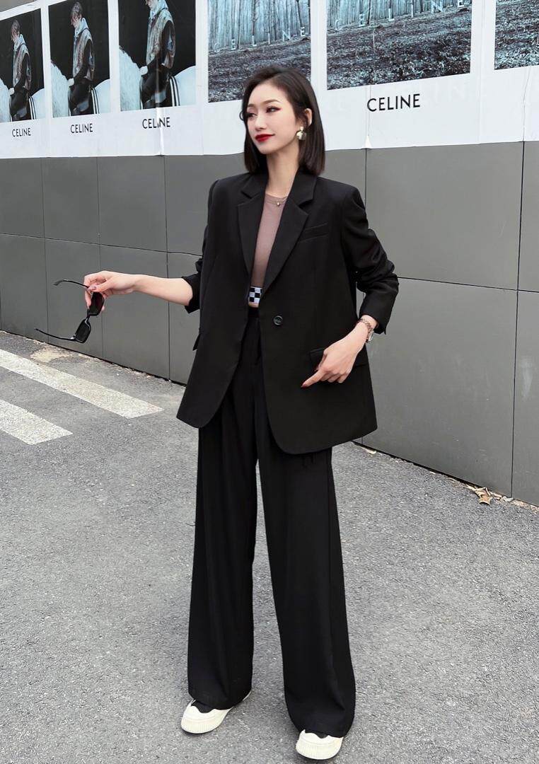 【现货】春装新款休闲阔版时尚西装，女装西装，名怡