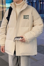 ！2024冬季新款男士立领棉衣印花简约棉服外套夜景MY301特P55，男装棉衣，电商B220