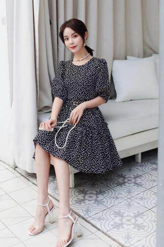 夏季连衣裙，女装连衣裙，摩依媛