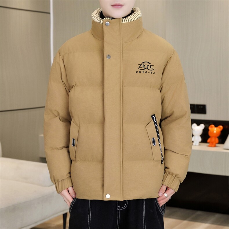 冬季加厚棉衣男休闲时尚青年立领棉衣百搭棉服外套M1802-P88,男装棉衣,星座310B-3