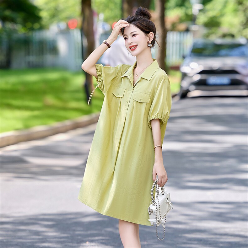 2024年夏季胖妹妹大码宽松女装连衣裙,女装连衣裙,贵人树