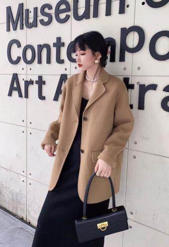 100%澳毛短款大衣，其它，时尚轩