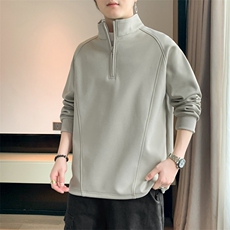 WY592-P55M-8X秋季重磅男生卫衣青少年上衣大码半高拉链休闲学生，男装卫衣，星座507A（原星座306B-2）