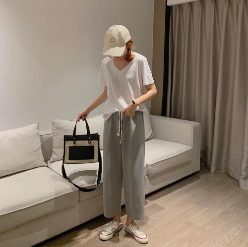 【现货】慵懒茧型华夫格奶奶裤,女装,海维恩