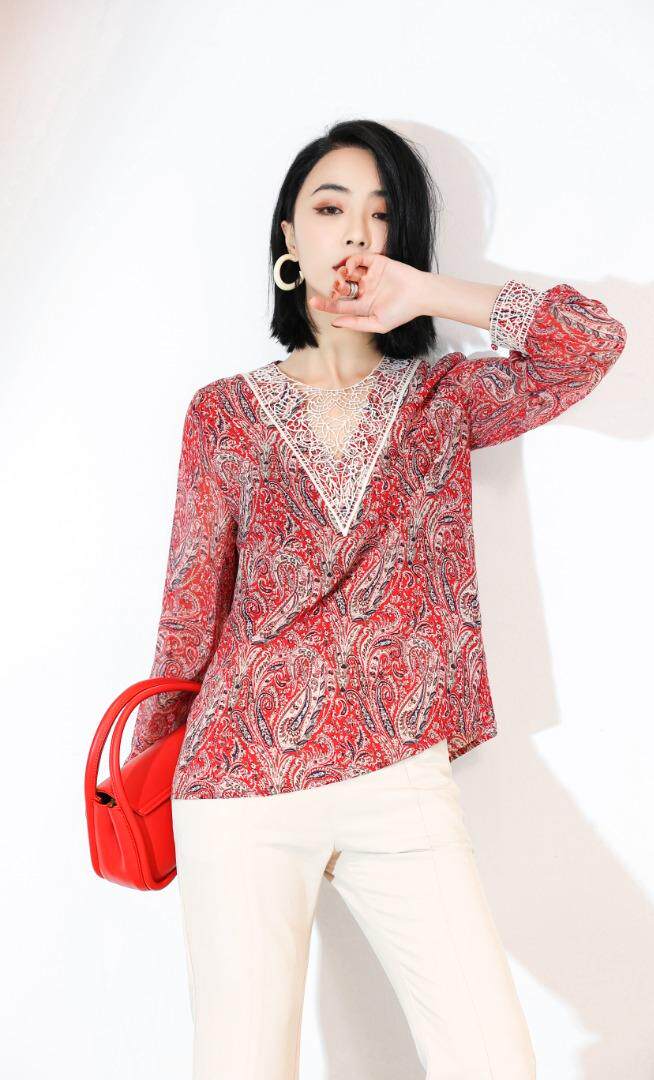 现货，民族风小衫，女装，哥卓