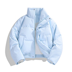 冬季clean纯色棉服潮流中性加厚短款棉衣HZ8816-特P68不议价，男装棉衣，星座610B-1