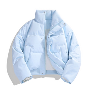 冬季clean纯色棉服潮流中性加厚短款棉衣 HZ8816-特P68不议价图片