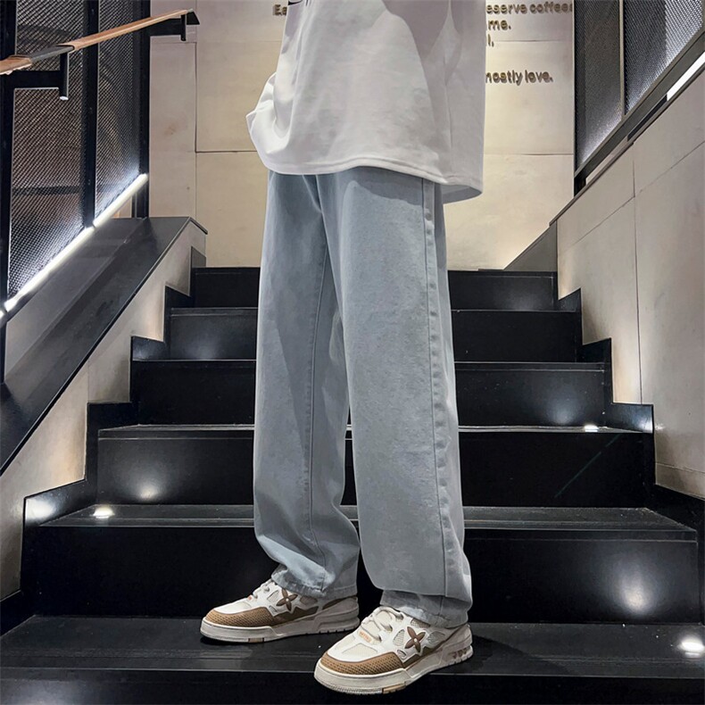 特P30抽绳牛仔裤纯色基础休闲裤882-P30,男装牛仔裤,星座205-1