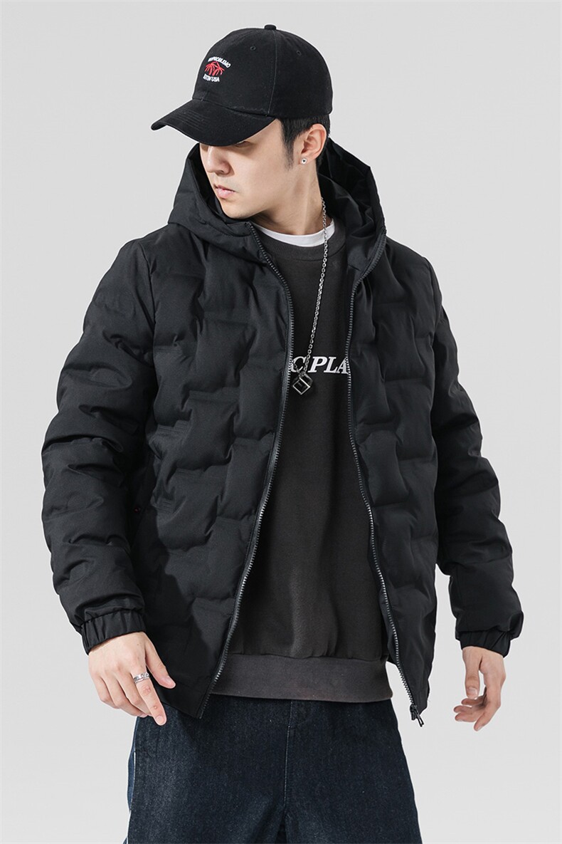 2020冬季新款日系大码加厚休闲保暖棉衣连帽外套男M733-P85,男装棉衣,电商A001