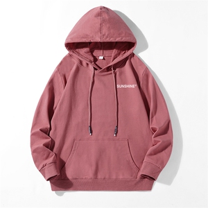280克新情侣休闲运动连帽卫衣支持印花纯棉秋季17色M-5XL A8001图片