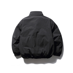 南夏乔装2025冬款纯色不规则立体口袋保暖棉衣日系复古立领棉服男图片