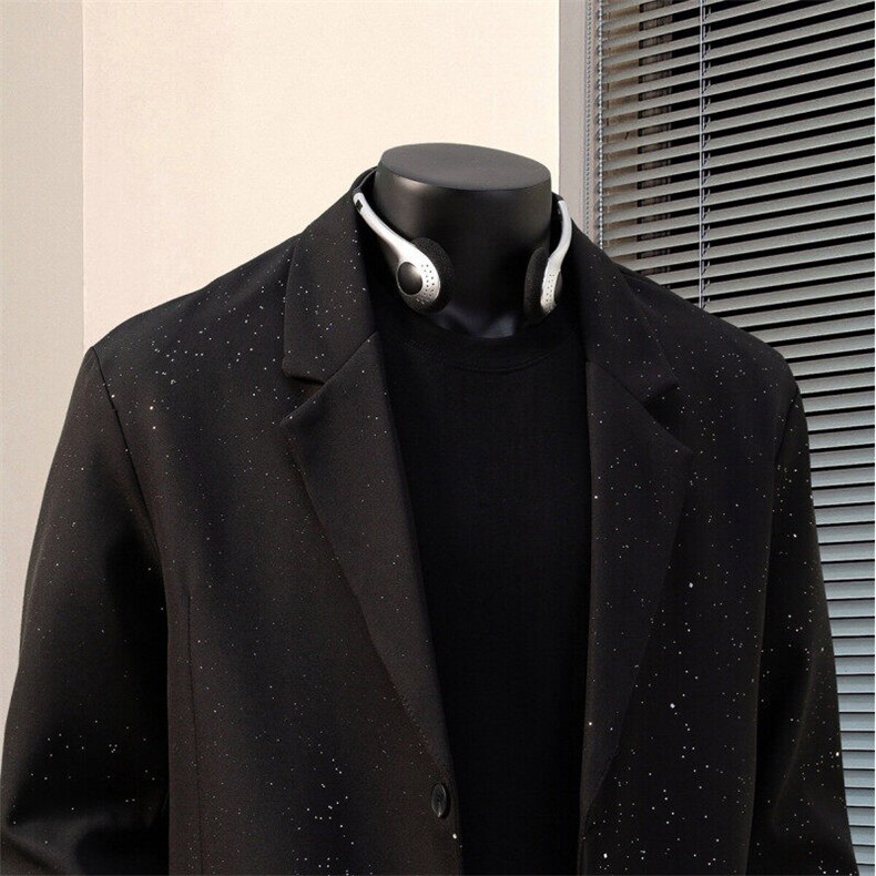 港风成分96%聚酯纤维4%氨纶满天星大码M-5XL西服XF77871P85控138,男装西服,星座227-7