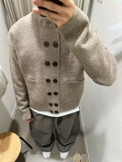 预售款~已下单复古老钱双排扣设计感针织开衫毛衣MY2578批68，男装针织衫/毛衣，星座1411A-6