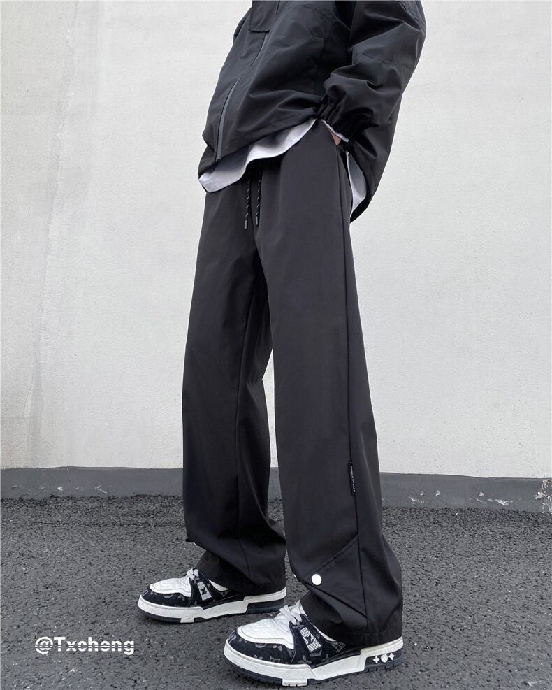 INS春季新款机能百搭防水冲锋裤宽松休闲裤B315-K23545-p50控68,男装休闲裤,电商B315