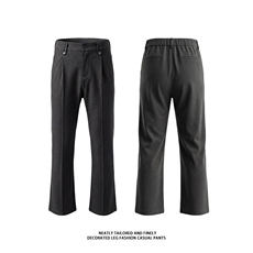 冬季新款高品质TR混纺宽松休闲裤直筒百搭长裤A111-G003-P50，男装休闲裤，电商基地A111