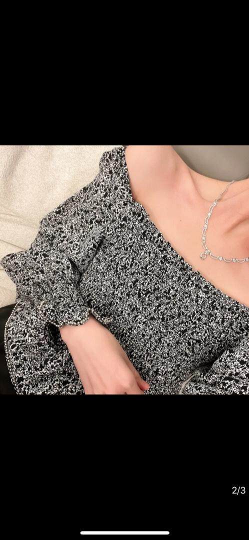 现货春季新款设计师钉珠花色雪纺上衣，其它，CHERRY·印