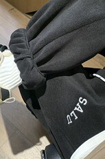 冬季新品加厚双面摇粒绒刺绣束脚裤M~5XLXZ604-K100-P50控68，男装休闲裤，星座604