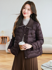 （现货）2025年冬季保暖短款90白鸭绒羽绒外套，女装羽绒服，深妍伊美