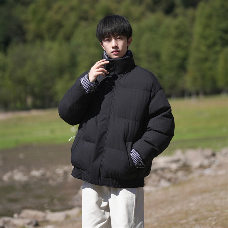 冬季新品得物美式潮流高品质格子加绒加厚棉衣外套棉服MY5566-P88,男装棉衣,星座610B-1