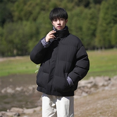 冬季新品得物美式潮流高品质格子加绒加厚棉衣外套棉服MY5566-P88，男装棉衣，星座610B-1