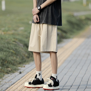 工装短裤男夏季薄款日系简约五分裤潮流百搭直筒裤子DK0261-P25图片