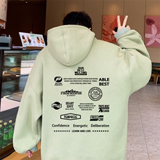 ！连帽圆领卫衣男装港风帽衫男LM175-P35，男装卫衣，电商B367