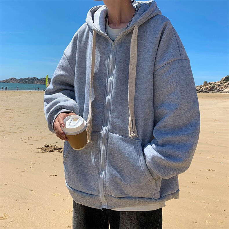 卫衣男秋季ins潮牌连帽夹克高街oversized小众外套男W5421-P32,男装卫衣,星座512-2