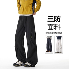 春季新款户外机能侧边褶皱设计休闲冲锋裤B315-K26063-特p35控68，男装休闲裤，电商B315
