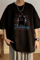 麂皮绒短袖t恤男大码半袖男酒店风JD82412-P25，男装T恤，电商A040