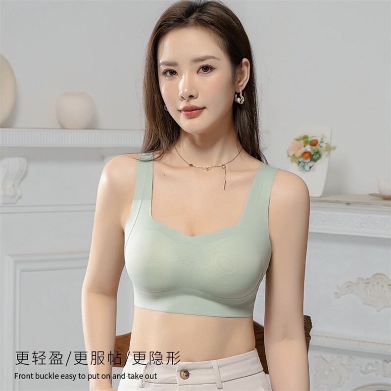 无痕提拉美背内衣舒适固定杯,居家内衣内衣,安月电商供货