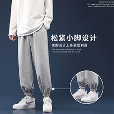 2023秋冬卫裤高弹健康布聚酯纤维WK602-1特批22，男装休闲裤，星座718-1