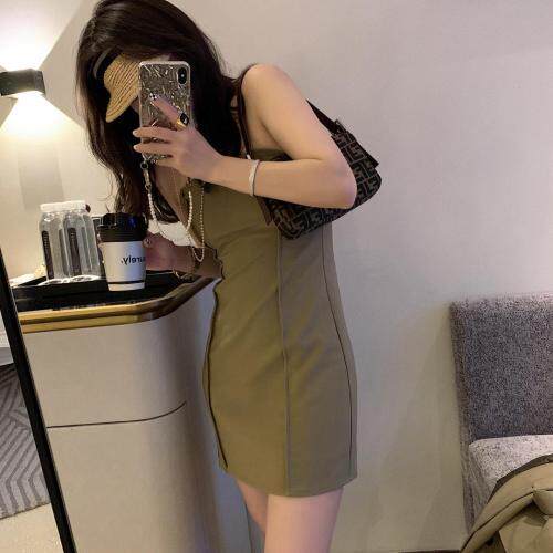 吊带抹胸裙，女装背心吊带，XTZ style