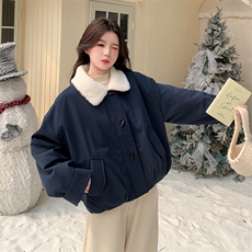 新款主推夹棉派客服2638-P185-K268，女装短外套，2C129