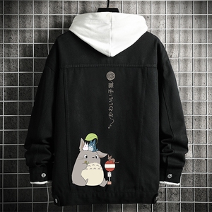 牛仔夹克男大码牛仔外套男茄克 NJ77152-P60加绒款-P75图片