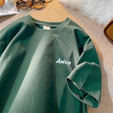 直播品质短袖男T恤纯棉美式复古港风日系休闲1016-1T212P35K49，男装T恤，星座1016-1（原电商B408-1）