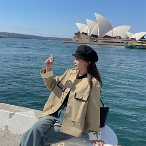 182-8518-P135-K188-小香风设计感风衣短外套,女装短外套,帛香坊