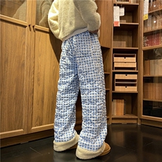 2025冬季中性情侣亮色加棉加厚保暖宽松棉裤B315-K912-P65控88，男装休闲裤，电商B315